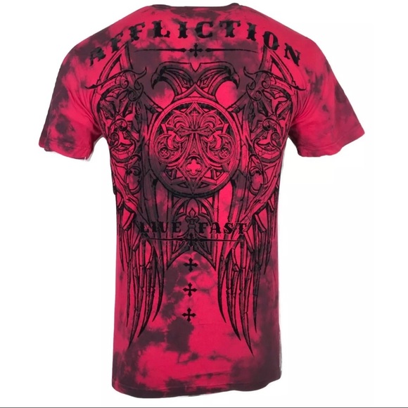 AFFLICTION  Mens T-Shirt ROYALE  Premium Athletic - Picture 3 of 8